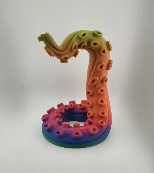 Tentacle Headphone Stand 2 — 3D printed by Moon Studio 3D